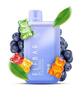 Elf Bar BC 10000 Puffs Blueberry Gami (Монахиня Желейный Медведь) 66 фото