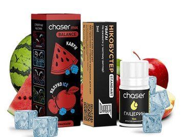 Набор Chaser Mix Ice 30мл 65мг Watermelon АпрІе (Арбуз яблоко) 1066 фото