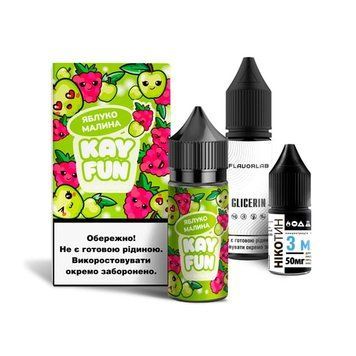 Набір Flavorlab Kayfun Малина Яблуко (Raspberry Apple) 30 мл 50 мг 3104 фото