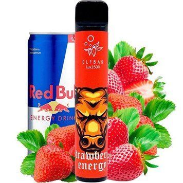 ELF BAR LUX 1500 Strawberry Energy (Клубника энергетик) 938 фото