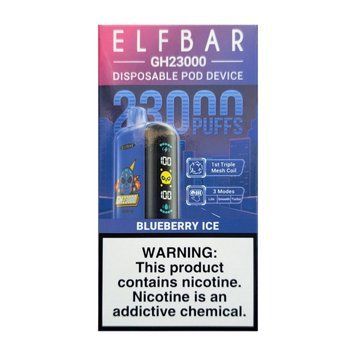 Elf bar GH23000 Blueberry Ice (Черника Лед) 940 фото