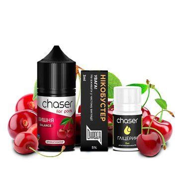 Набор Chaser For Pods Cherry (Вишня) 30мл 65мг 766 фото