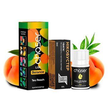 Набор Chaser Lux 30 мл 50 мг со вкусом Персикового Чая (Tea Peach) 857 фото