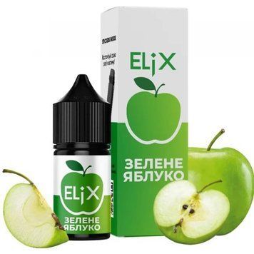 Жидкость Elix 30мл 50мг Зеленое Яблоко (Green Apple) 704 фото