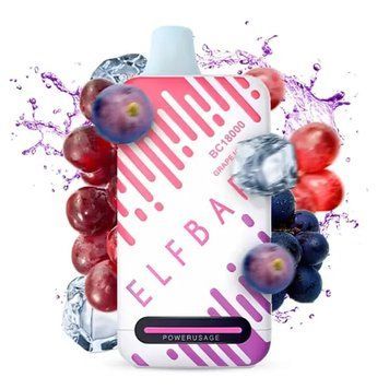 Elf Bar BC18000 Grape Ice (Виноград лед) 1279 фото