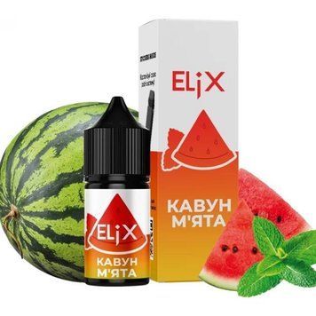 Жидкость Elix 30мл 50мг со вкусом Арбуз Мята (Watermelon Mint) 705 фото
