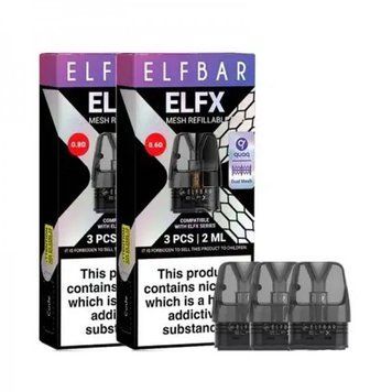Картридж Elf Bar Elf X 0.6 Ом, 2 мл 1190 фото