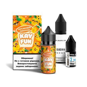 Набір Flavorlab Kayfun Персиковий лимонад (Peach Lemonade) 30 мл 50 мг 3108 фото