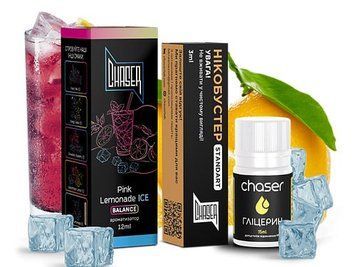 Набір Chaser Black Ice Pink Lemonade (Рожевий Лимонад) 30мл 50мг 1073 фото