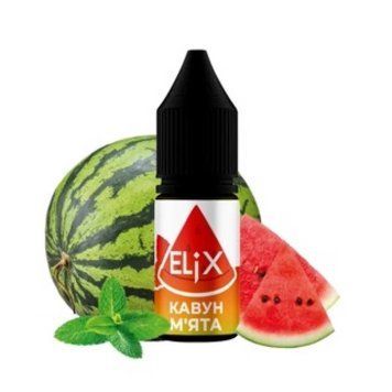 Реплика Жидкость Elix 10мл 50мг со вкусом Арбуз Мята (Watermelon Mint) 1375 фото