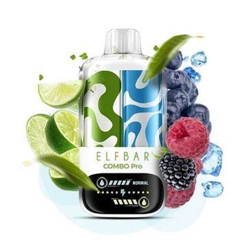 Elf Bar Combo Pro 30000 Lime & Blue Razz (Лайм и Голубая малина) 2352 фото