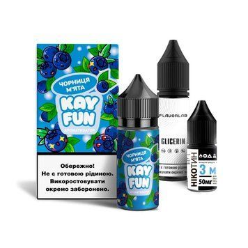 Набір Flavorlab Kayfun Чорниця М'ята (Blueberry Spearmint) 30 мл 50 мг 3110 фото
