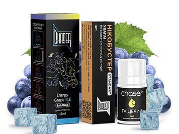 Набір Chaser Black Ice Energy Grape (Енергетик Виноград) 30мл 65мг 1076 фото