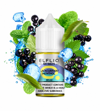 ELFLIQ Blackcurrant Menthol (Черная Смородина Ментол) 30 мл 50 мг 3474 фото