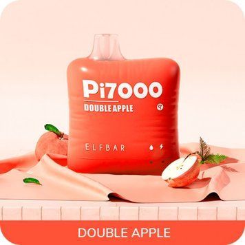 Одноразова електронна сигарета Elf Bar Pi7000 Double Apple (Подвійне яблуко) 997 фото