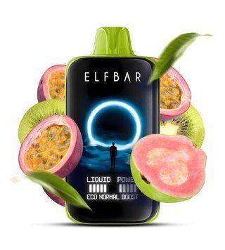 Elf Bar Moon Night 40000 Kiwi Passion Fruit Guava (Ківі Маракуйя Гуава) 2275 фото