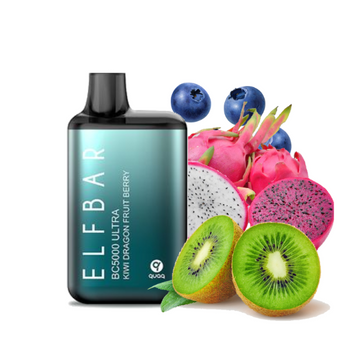 Elf Bar BC5000 Ultra Kiwi Dragon Fruit Berry (Киви Драконов фрукт Ягоды) 29 фото
