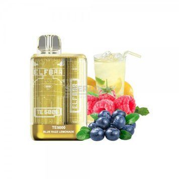 ELF BAR TE5000 Blue Razz Lemonade (Лимонад Синяя малина) 900 фото