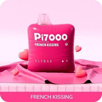Одноразова електронна сигарета Elf Bar Pi7000 French Kissing (Французький поцілунок) 998 фото