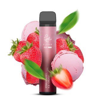 Elf Bar 1500 Ultra Strawberry Ice Cream (Клубничное мороженое) 3274 фото