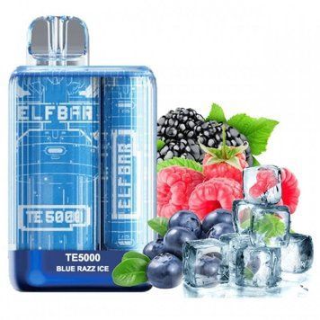 Elf Bar TE6000 Blue Razz Ice (Синяя Малина Лед) 35 фото