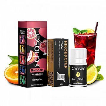 Набор Chaser Lux 30 мл 50 мг со вкусом Сангрия (Sangria) 858 фото