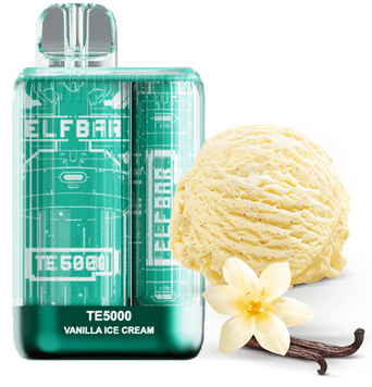 ELF BAR TE5000 Vanilla Ice Cream (ванильное мороженое) 907 фото