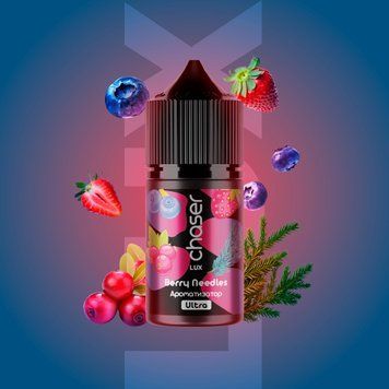 Набор чейзер Lux 30 мл 65 мг со вкусом Berry Needles (Дикие Ягоды) 2523 фото