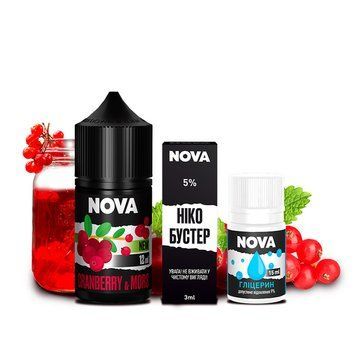 Набор Nova 30мл 65мг со вкусом Cranberry Mors (Клюквенный морс) 811 фото