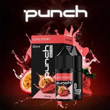 Набір Punch Love Story (Маракуйя Груша Полуниця) 30 мл 50 мг 3304 фото