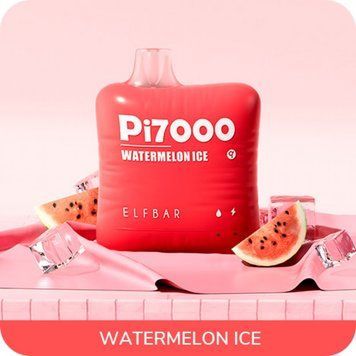 Одноразова електронна сигарета Elf Bar Pi7000 Watermelon Ice (Кавун лід) 1006 фото