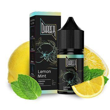 Рідина Chaser Black Salt 30 мл 60 мг зі смаком Лимона і М'яти (Lemon Mint) 674 фото