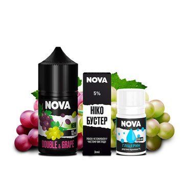 Набор Nova 30мл 65мг со вкусом Double Grape (Двойной Виноград) 812 фото