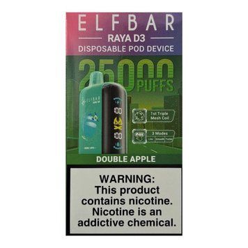 Elf bar GH25000 Raya D3 Double Apple (Двойное яблоко) 1203 фото