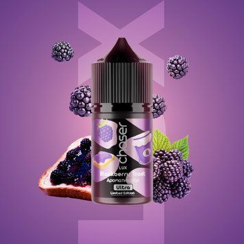 Набір чейзер Lux 30 мл 50 мг зі смаком Blackberry Pink Toast (Ожиновий Тост) 2524 фото