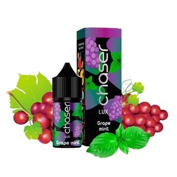 Жидкость Chaser Lux 11 мл 50 мг со вкусом Винограда и Мяты (Grape Mint) 216 фото