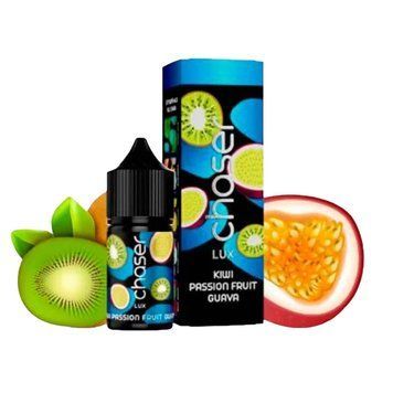 Жидкость Chaser Lux 11 мл 50 мг со вкусом Киви, Маракуйи и Гуавы (Kiwi Passion Fruit Guava) 217 фото